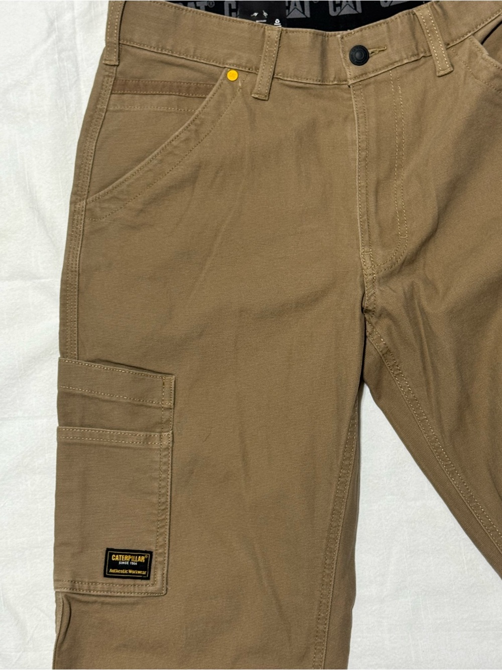 Caterpillar Tan Work Utility Pant